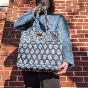 Blue Vera Bradley Tote Bag